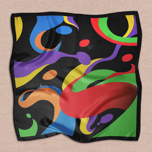 Sam Black Painting #31 Silk Scarf – Lewis Black