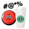 Go Fuck Yourself Coffee Cup (15 oz) + Anger Button Bundle