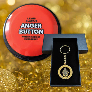 Anger Button + Spinning Hamsa Keychain Bundle