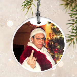 Lewis Black Ceramic Xmas Ornament